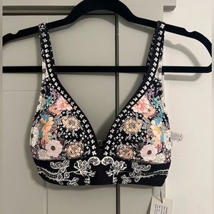 Johnny Was Mila Adjustable Bikini Top